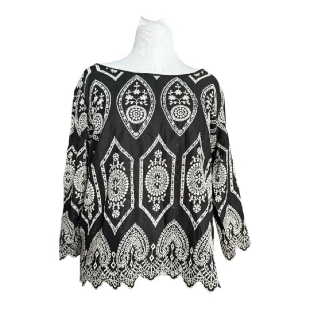GAP Monochrome Patterned Blouse - NWT - size XL